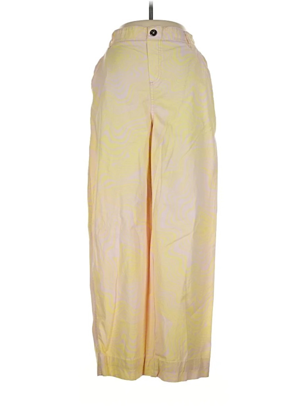 wild fable Pale Yellow Wide-Leg High-Waist Pants